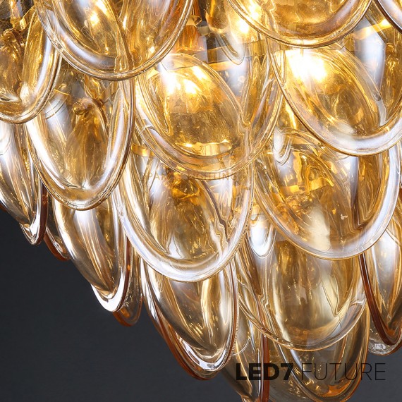 Ritz - Oval Glass Chandelier